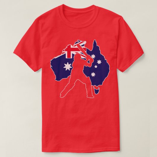 T-shirt Cricket Australie (Design devant)