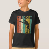 T-shirt Cricket Bowler Bat Cricketer (Devant)