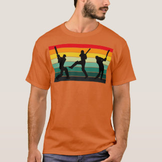T-shirt Cricket d'été vintage Retro Cricket Anglais Retro