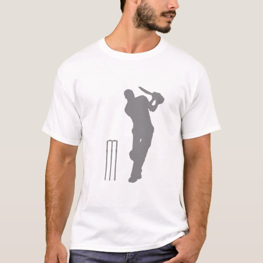 T-SHIRT CRICKET EN CHARBON DE BOIS (Devant)