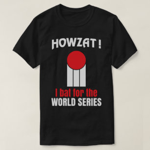 T-shirt Cricket Howzat ! Je manie la batte pièce en t des