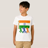T-shirt Cricket Inde (Devant entier)