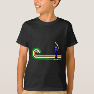 T-shirt Cricket Inde pour les joueurs de cricket et les jo