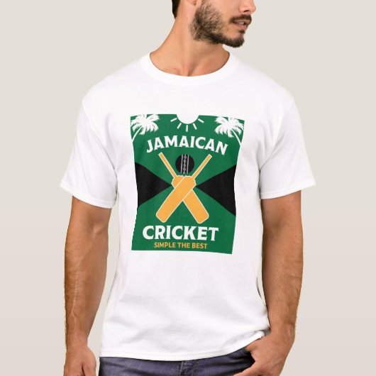 T-shirt Cricket jamaïcain (Devant)