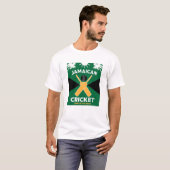 T-shirt Cricket jamaïcain (Devant entier)