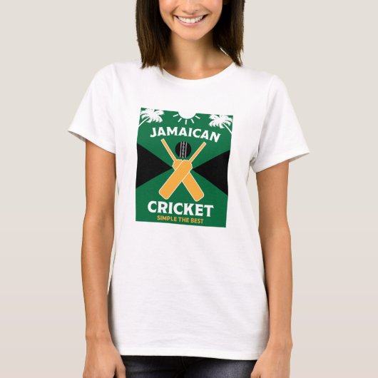 T-shirt Cricket jamaïcain (Devant)
