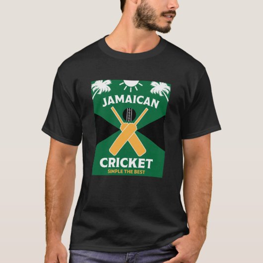 T-shirt Cricket jamaïcain (Devant)