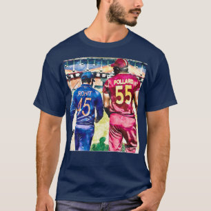 T-shirt Cricket Kieron Pollard Rohit Sharma
