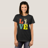 T-shirt Cricket Love Batsman Cricket Players (Devant entier)
