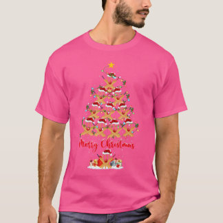 T-shirt Cricket Noël Arbre Lumières Drôle Cricket Noël