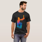 T-shirt Cricket Player Boys Sport Crickets  1 (Devant entier)