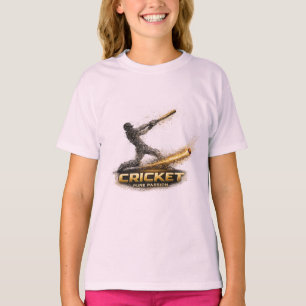 T-Shirt Cricket Pure Passion Gold Motion pour fill