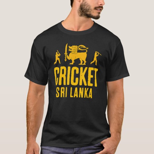 T-shirt Cricket Sri Lanka (Devant)