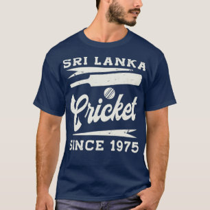 T-shirt Cricket vintage au Sri Lanka depuis 1975