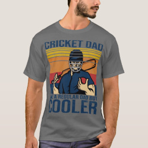 T-shirt Cricket vintage dire cricket père comme régulier