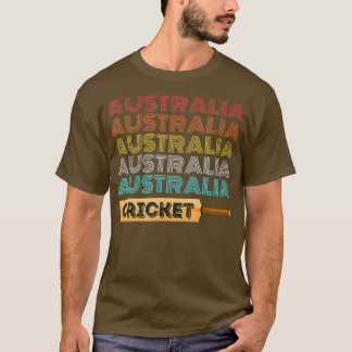 T-shirt Cricket vintage Retro Australia