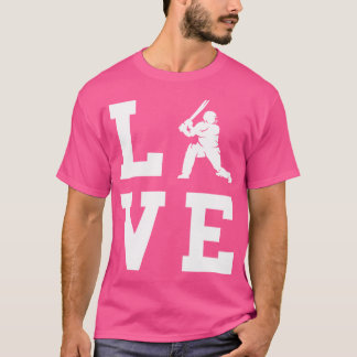 T-shirt Cricketing Love Cricket Player Cricketer Cricket B