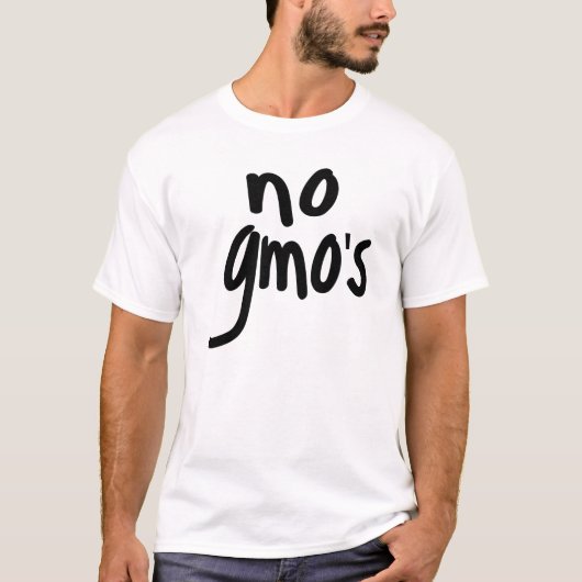 T-shirt Criez Non aux OGM Protégez notre alimentation (Devant)