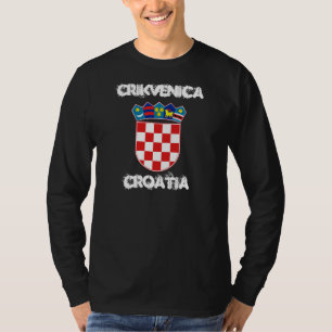 T-shirt Crikvenica, Croatie avec armoiries