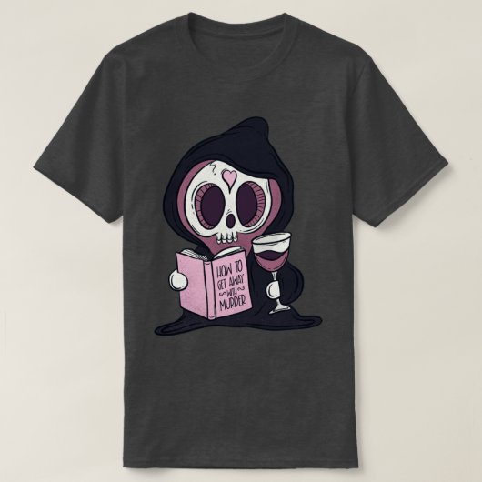 T-shirt Crime et vin (Design devant)