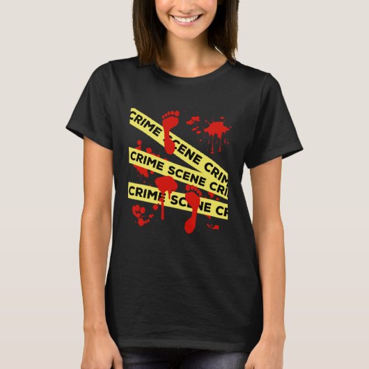 T-shirt Crime Scene Investigation Tape (Devant)