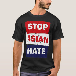 T-shirt Crimes soutien de la communauté asiatique Stop Asi