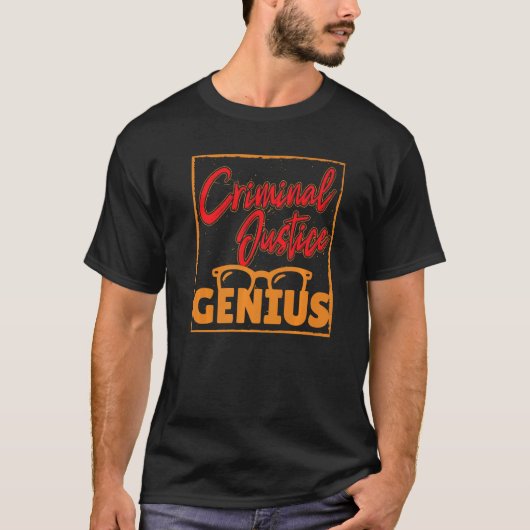 T-shirt Criminal Justice Junior Law Student Judge Women Pr (Devant)