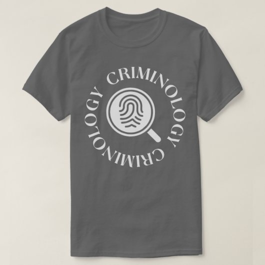 T-shirt Criminologie1 (Design devant)