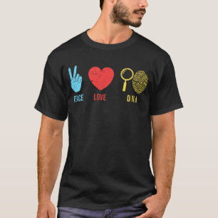 T-shirt Criminologie des sciences judiciaires Scientifique