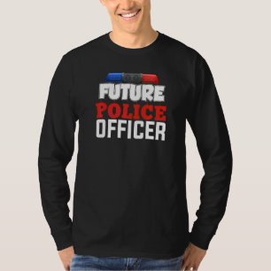 T-shirt Criminologie policière future