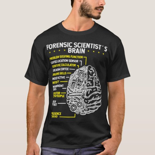 T-shirt Crimonologue Crimonologie Forensic Scientifique (Devant)