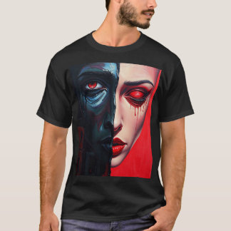 T-shirt Crimson Abyss