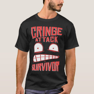 T-shirt Cringe expression Gen Z mème phrases Cringe