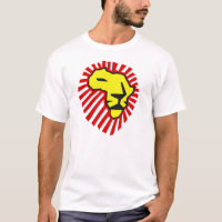 Crinière rouge de lion jaune cette fois pour la