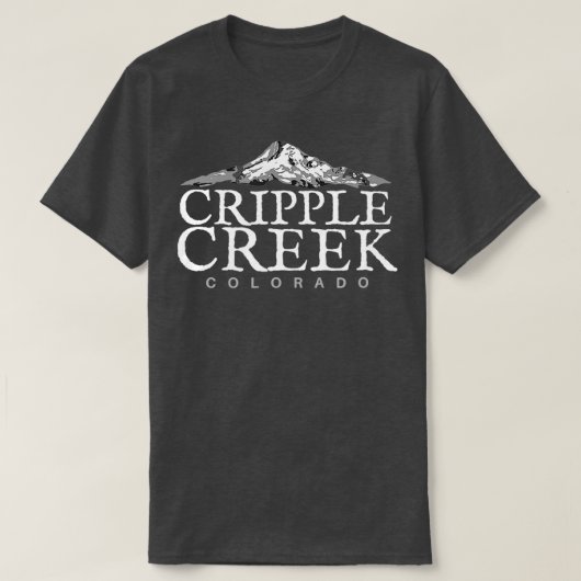 T-shirt Cripple Creek CO Colorado Mountain (Design devant)