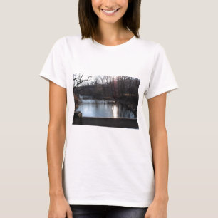T-shirt Crique de Pennypack en hiver, Philadelphie, PA