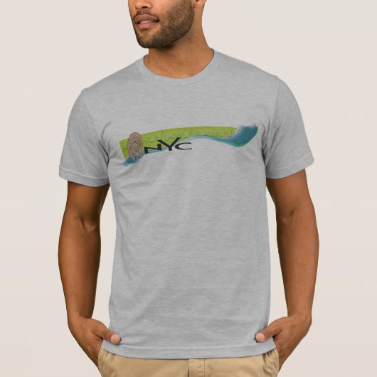 T-shirt Crique NYC d'ours (Devant)