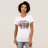 T-shirt Cris Snacks & Écrans Argent (Devant entier)