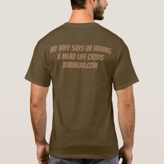 T-SHIRT CRISE DE VIE DE HYDROMEL (Dos)