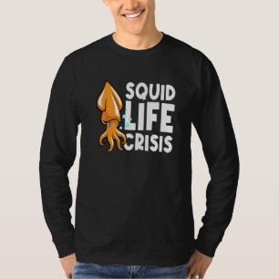 T-shirt Crise de vie du calmar Pieuvre Seiche Calmar 2