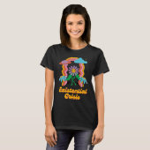 T-shirt Crise Existentielle Rétro Toon Existentialisme Phi (Devant entier)