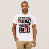 T-shirt crises globales (Devant entier)