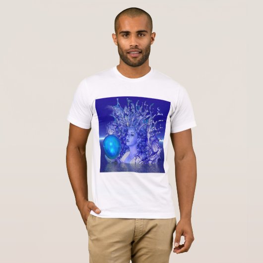 T-shirt Cristal bleu (Devant entier)