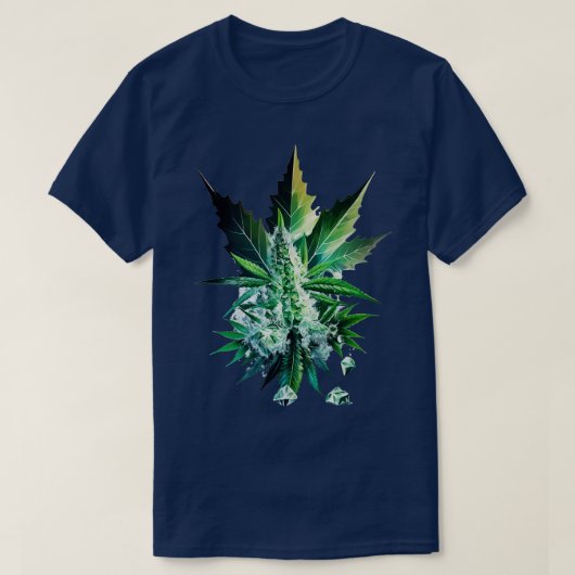 T-shirt Cristal Buds Design Artwork original (Design devant)