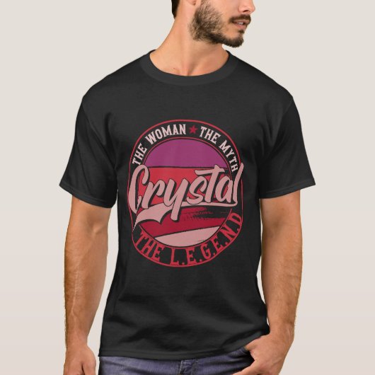 T-shirt Cristal la Dame du Mythe la Légende (Devant)