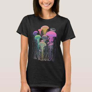 T-shirt Cristaux de Méduse Ésotériques Illustration Mignon