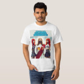 T-shirt Cristo disfrutando con amigas metaleras (Devant entier)