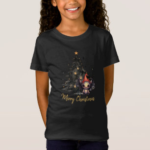 T-Shirt Critère à ailes gothique de l'arbre de Noël