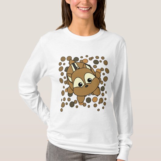 T-shirt Critère mignon Little Chipmunk (Devant)