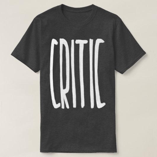 T-shirt critique (Design devant)